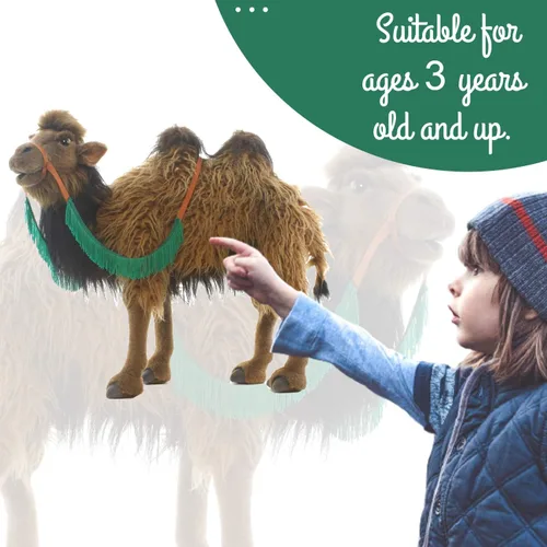 Vista 4 de HANSA Bactrian 2 Joroba Camel Peluche