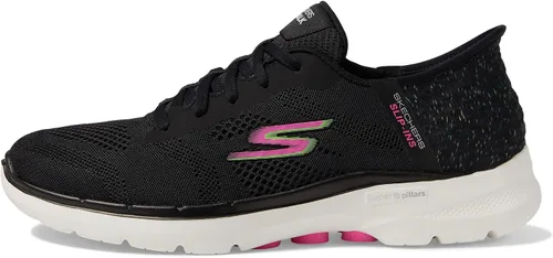 Vista 4 de Skechers Go Walk 6 Vivid Idea - Zapatos sin cordones para mujer