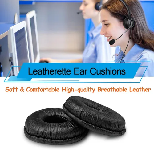 Vista 3 de Almohadillas para auriculares Plantronics, repuesto para Plantronics HW251N HW261N HW510 HW520 Blackwire 3210 3220 3320 C320 C3225 Jabra PRO 920 930
