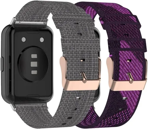 Vista 11 de Senter Correas de repuesto de nailon suave de liberación rápida para Huawei Watch Fit 2 Smart Watch