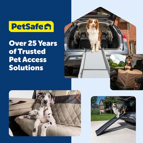 Vista 10 de PetSafe Solvit Asiento de seguridad para perros, grande, Deluxe, Marrón topo Rigid Frame, No Tools, Quilted Liner and Pillow, Machine Washable
