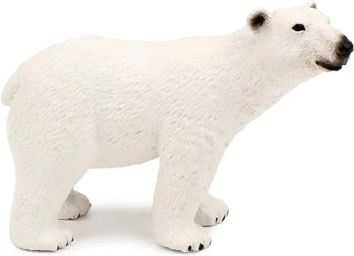 Vista 4 de Set de figuras de juguete de animales polares UANDME, incluye figuras de familia de osos polares y familia de pingüinos emperadores