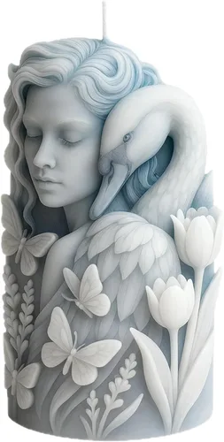 Vista 11 de Molde multiusos para manualidades – Molde de silicona para rosas – Manos de garra, rosa, calavera, fantasma, molde de vela 3D – Moldes para hacer