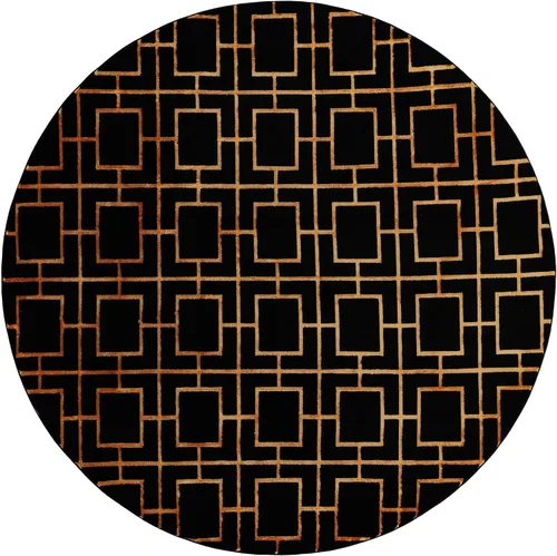 Vista 8 de Marilyn Monroe Glam Collection - Alfombra decorativa (2' x 3' 1" Rectángulo Negro y Oro)