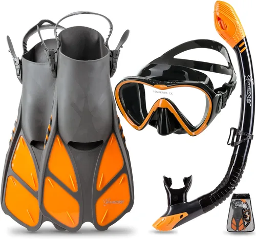Vista 11 de Seavenger Conjunto de Snorkel Aviator con Bolsa de Equipo