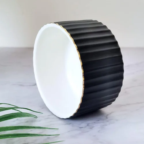 Vista 3 de CROWNOS Soporte de clip de papel para escritorio, soporte de clip de cerámica, organizador dispensador de clips de papel de escritorio de oficina