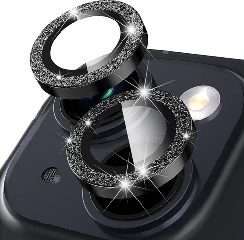 Vista 14 de Suoman Protector de lente de cámara para iPhone 14 de 6.1 pulgadas, protector de lente de cámara de 6.7 pulgadas, película de vidrio templado 9H