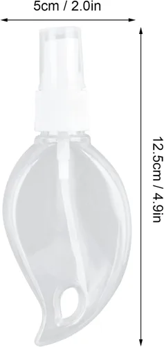 Vista 2 de Recipiente vacío para líquidos, reutilizable de 1.7 fl oz, llavero vacío, botella de viaje, portátil, transparente para la mano