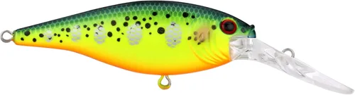 Vista 2 de Berkley Flicker Shad Señuelo de Pesca para Trolling, Tamaño 7, Paquete de 5, Tamaño, Perfil y Profundidad de Buceo Imita el Sábalo Real, Equipado