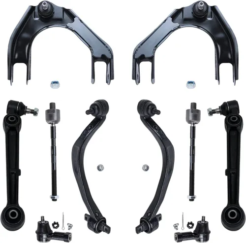 Vista 77 de Detroit Axle - Kit de suspensión delantera de 10 piezas para Chevrolet Trailblazer GMC Envoy 2004-2007 2005 2006 Soportes de brazo de control