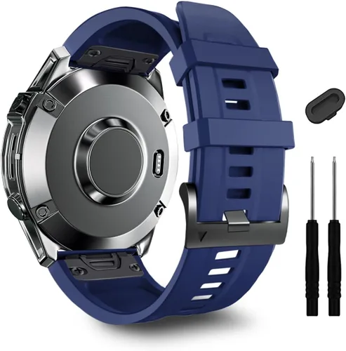 Vista 10 de ZPJPPLX Correa de silicona de ajuste rápido de 0.866 in compatible con Garmin Fenix 8 AMOLED 1.850 in/7 Pro/7/6 Pro/6/5 Plus/5, correas de repuesto