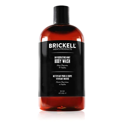 Vista 8 de Brickell Gel de ducha revitalizante para hombre, gel de ducha de limpieza profunda con aloe, jojoba y vitamina E, perfumado (lima limón, 16 onzas)