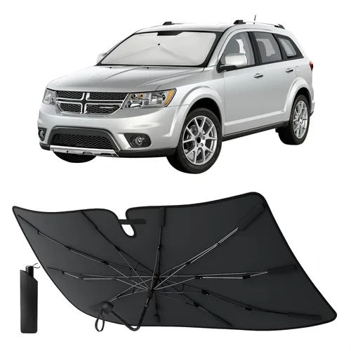 Vista 21 de EcoNour Parasol plegable para parabrisas de Mazda 3 2014-2016 2017 2018, parasol para ventana delantera de automóvil, protección UV, bloqueador