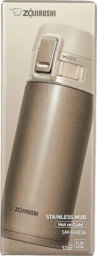 Vista 3 de Zojirushi Taza de acero inoxidable, 16 onzas, oro champán