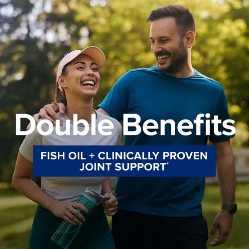Vista 2 de GNC Aceite de pescado de triple fuerza más Omega 3 para articulaciones, 1000 mg de EPA y DHA, salud cardíaca, además de comodidad rápida de 5 días
