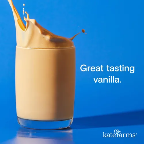 Vista 3 de KATE FARMS Batido orgánico de apoyo renal 1.8 a base de plantas, vainilla, 20g de proteína, 27 vitaminas y minerales, soporte nutricional