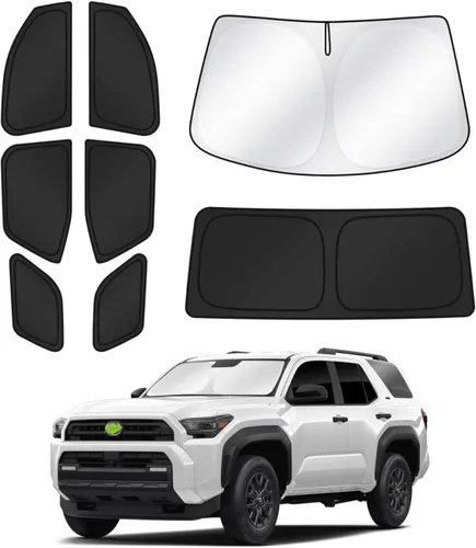 Vista 113 de Canvcle Parasol para parabrisas para Tesla modelo Y/3 2017-2025 2026 (compatible con modelos 2025 Y Juniper/2024 Modelo 3 Highland), parasol grueso