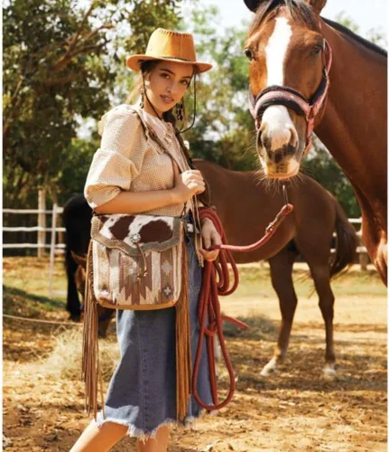 Vista 8 de Myra Bag Bolso De Hombro Serene Marrón S-3347, Multicolorido