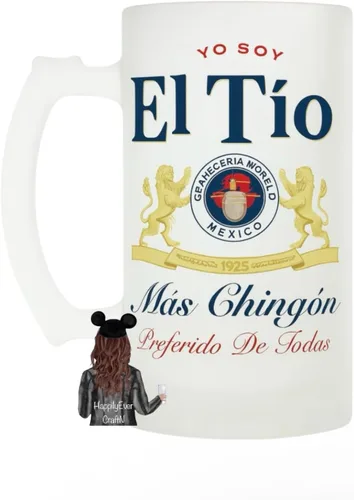 Vista 5 de Taza de cerveza esmerilada de 16 onzas, regalo para hermano, papá, dios, padre (Hermano)
