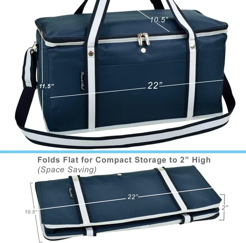 Vista 6 de California Berkeley - Hielera semirígida plegable a prueba de fugas con licencia de Golden Bears para 64 latas, diseñada y aprobada por calidad