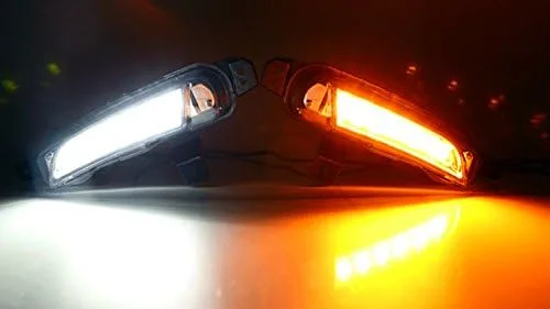 Vista 7 de HIGH FLYING Luz antiniebla delantera LED DRL luces diurnas para Suzuki Vitara Escudo 2015-2018