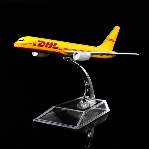 Vista 2 de 24-Hours DHL Sinotrans B757-200 Modelos de avión individuales Metal fundido a presión 1:400