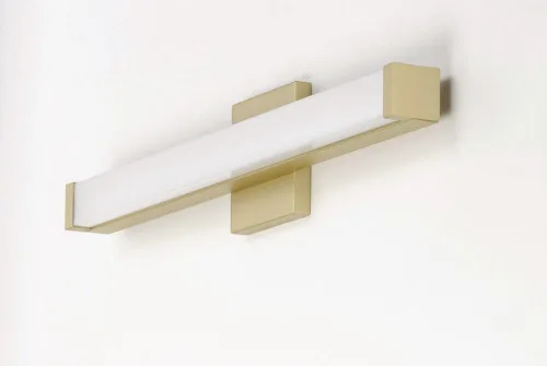 Vista 2 de Maxim Lighting Spec - Lámpara de tocador de baño Acabado de aluminio de níquel satinado Lámpara contemporánea para interiores Ideal para baños