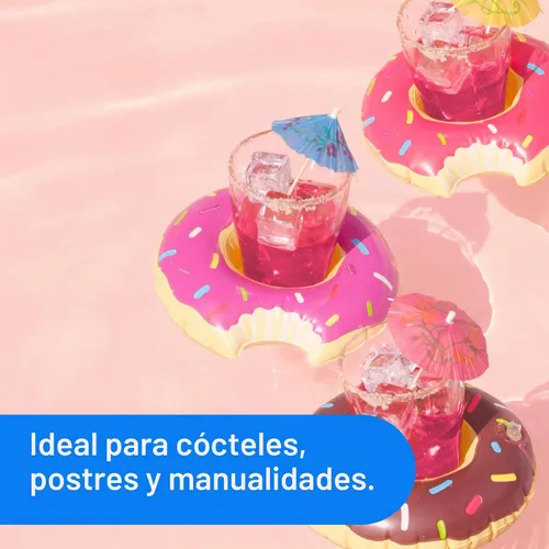 Vista 3 de KingSeal Sombrilla palillos de cóctel, 4 pulgadas, colores variados, Casual, 4 pulgadas, Variados