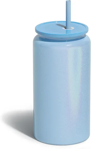 Vista 19 de Paquete de 6 vasos de 16 onzas, vaso aislado con popote, vaso de café