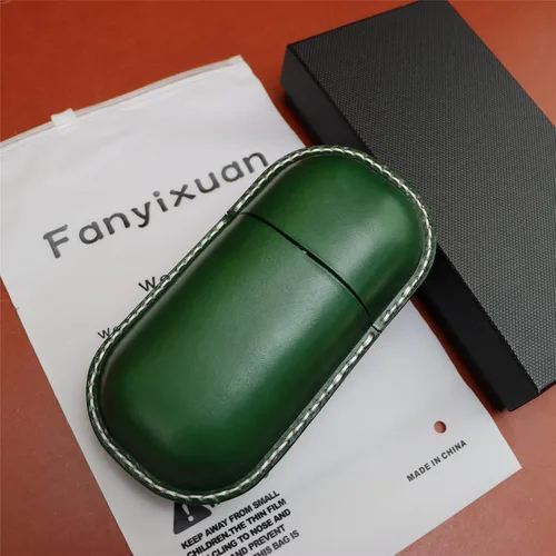 Vista 21 de Funda de cuero para gafas de sol vintage para hombres y mujeres miope, gafas de sol, viaje, caja de almacenamiento antiaplastamiento