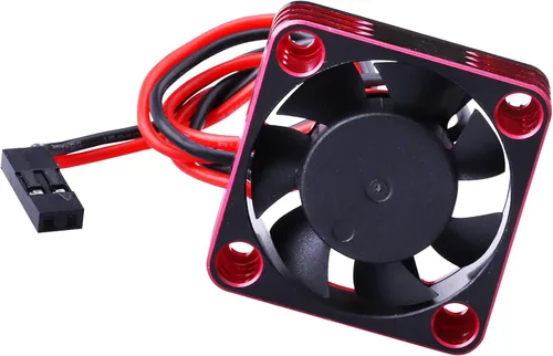 Vista 4 de Ventilador de enfriamiento de motor RC de 1.181 in Disipador de calor Ventilador de enfriamiento ESC de alta velocidad sin escobillas para coche RC