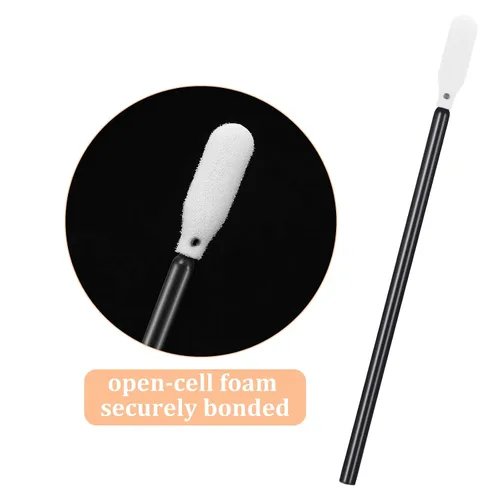 Vista 2 de Chinco 200 piezas de hisopos de espuma con punta de esponja, hisopos de espuma con punta de esponja para impresora de inyección de tinta, cabezal