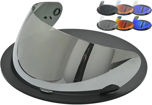 Vista 5 de Visor de Repuesto para Casco de Moto, Protector de Visera para Casco Star RS-1 Vortex Qualifier Revolver, Accesorios Universales