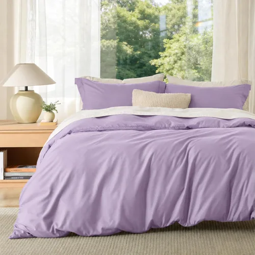 Vista 34 de Bedsure - Juego de funda de edredón tamaño individual/individual XL - Juego de ropa de cama suave de microfibra cepillada doble para niños