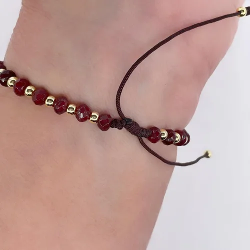 Vista 49 de St Benedict Coin and Natural Round Red Coral Beads Adjustable Bracelet for Women