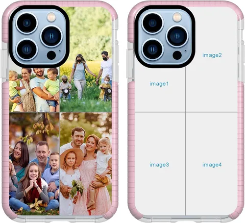 Vista 11 de Funda de teléfono personalizada para iPhone 13 Pro, funda personalizada de fotos de collage de múltiples imágenes, resistente a los arañazos, a