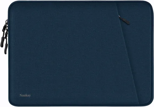 Vista 20 de Funda para laptop de 13.3 pulgadas, a prueba de golpes, funda protectora para computadora con bolsillo para accesorios, bolsa para laptop compatible