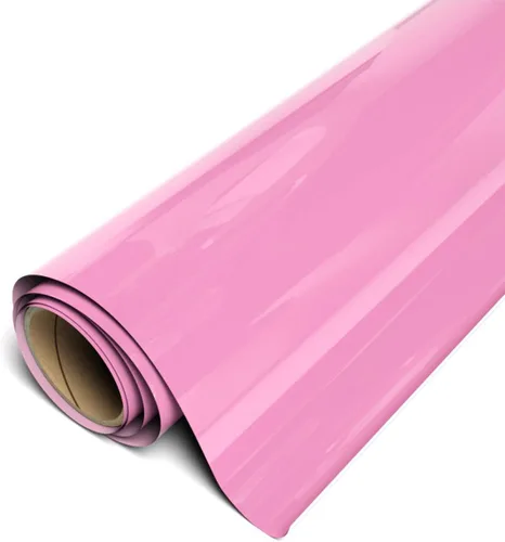 Vista 4 de Siser EasyWeed Stretch Vinilo de transferencia de calor mate elástico HTV Hoja de 11.8 pulgadas x 1 pie, para planchar, color rosa bailarina - HEX