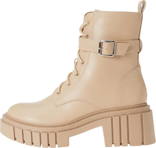 Vista 8 de The Drop Botas de combate con plataforma con cordones Koi para mujer