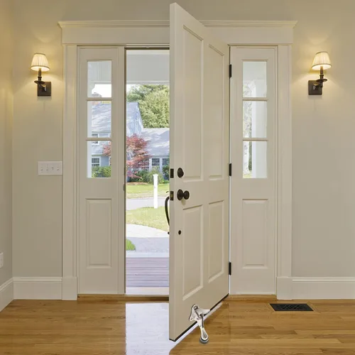 Vista 8 de Tope de puerta superior para puerta, resistente, soporte de cuña abierta, soporte de cuña de seguridad, tope de cuña
