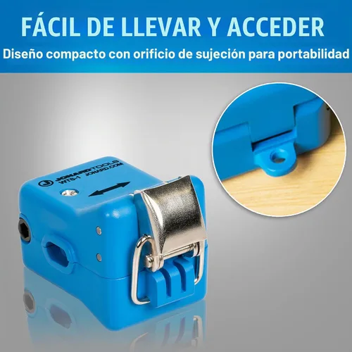 Vista 5 de Jonard Tools Cortadora de alambre de tóner de caída plana WTS-1 - Herramienta de preparación de cables FTTx, operación de hoja de empuje-tracción