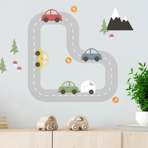 Vista 8 de Teddylabels - Calcomanías de Animales Árticos - Pegatinas de Pared Fáciles de Aplicar y Removibles: Transforma el Dormitorio de tus Niños Pequeños