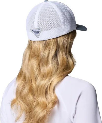 Vista 220 de Columbia Gorra de bola de malla Bandera antigua de malva/blanco/pescado