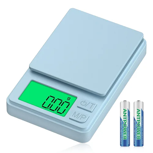 Vista 8 de Báscula de bolsillo de 1000 g/0.1 g, báscula digital de cocina de alta precisión Diyife, pantalla LCD, 7 unidades con función de tara, adecuada