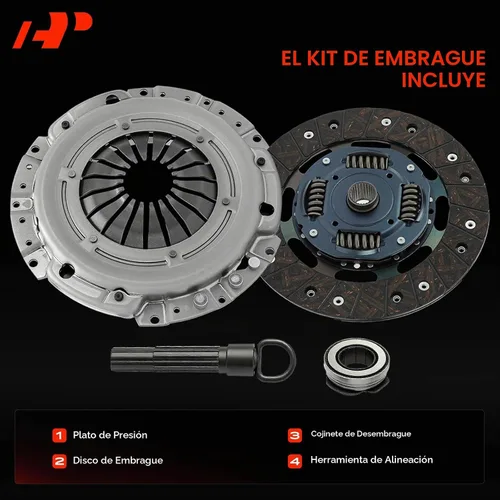 Vista 3 de Kit de embrague de transmisión A-Premium compatible con Volkswagen