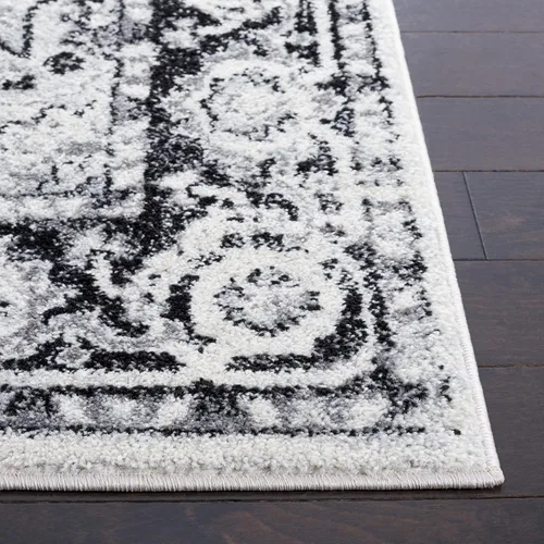Vista 4 de SAFAVIEH Tulum Collection - Alfombra para pasillo, 2 x 9 pies, diseño de medallón, no desprende pelusa y fácil de limpiar, ideal para sala de estar