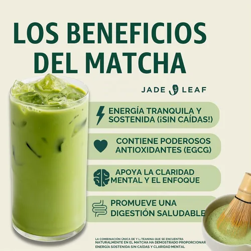 Vista 3 de Jade Leaf – Té verde en polvo, orgánico y japonés, de grado culinario supremo (el preferido por los Chefs y cafeterías para mezclar & hornear)