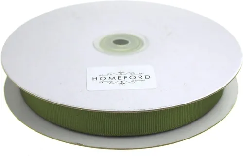 Vista 14 de Homeford Cinta de grogrén macizo, 50 yardas (1-1/2 pulgadas, oro antiguo)