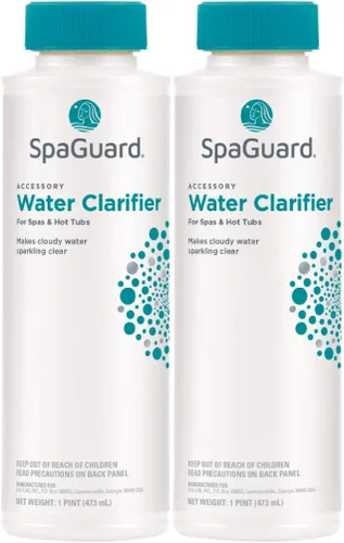 Vista 2 de Clarificador de Agua para Spa SpaGuard, 1 Pinta, Hace que el Agua Turbia se Vuelva Cristalina, Elimina Olores, Adecuado para Spas y Jacuzzis