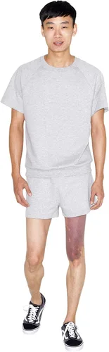 Vista 8 de American Apparel Pantalón corto retro de vellón California para hombre marino
